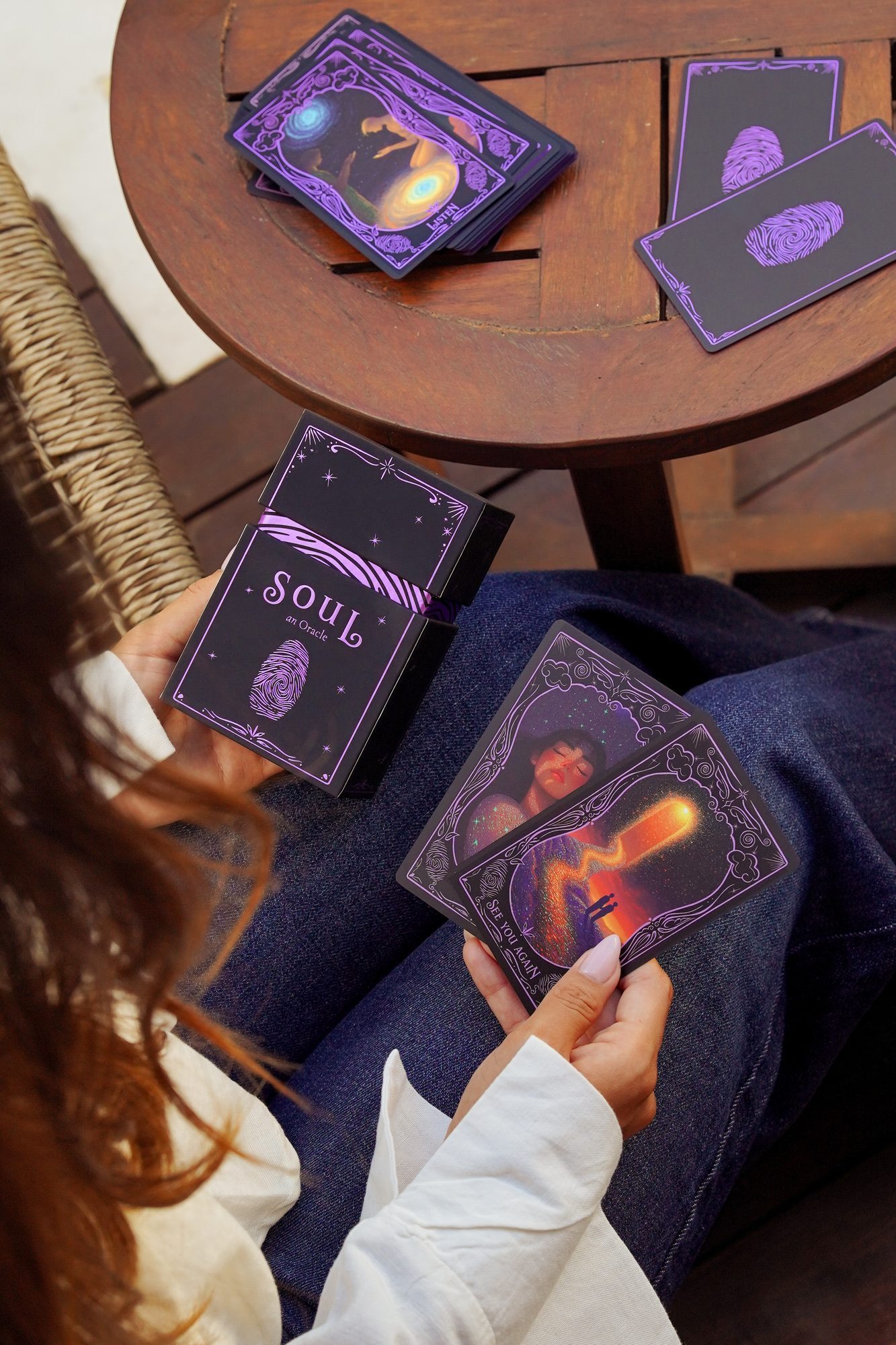 Earth Moon Magick Soul Oracle card spread