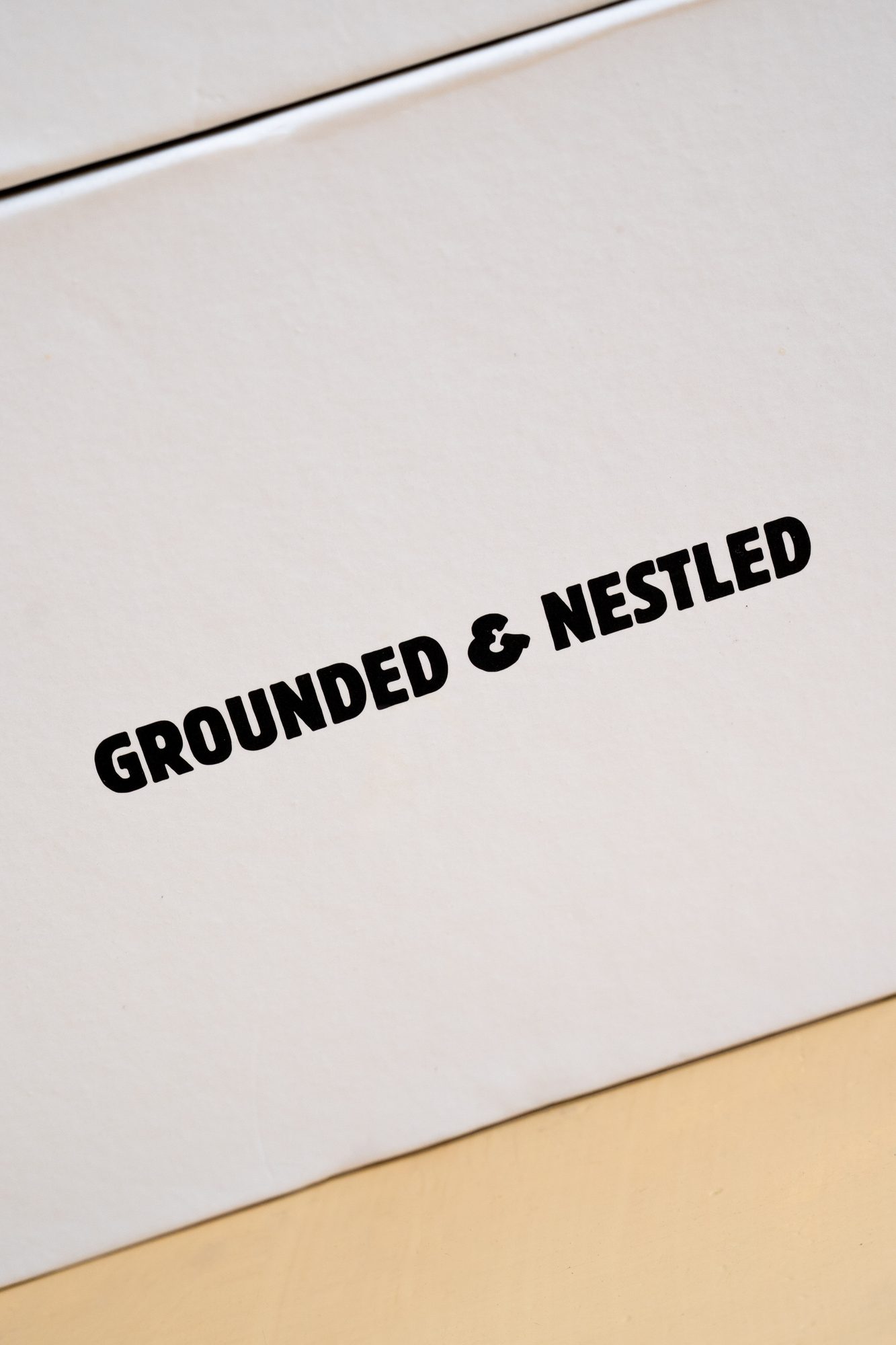 Grounded & Nestled brand packaging Bali