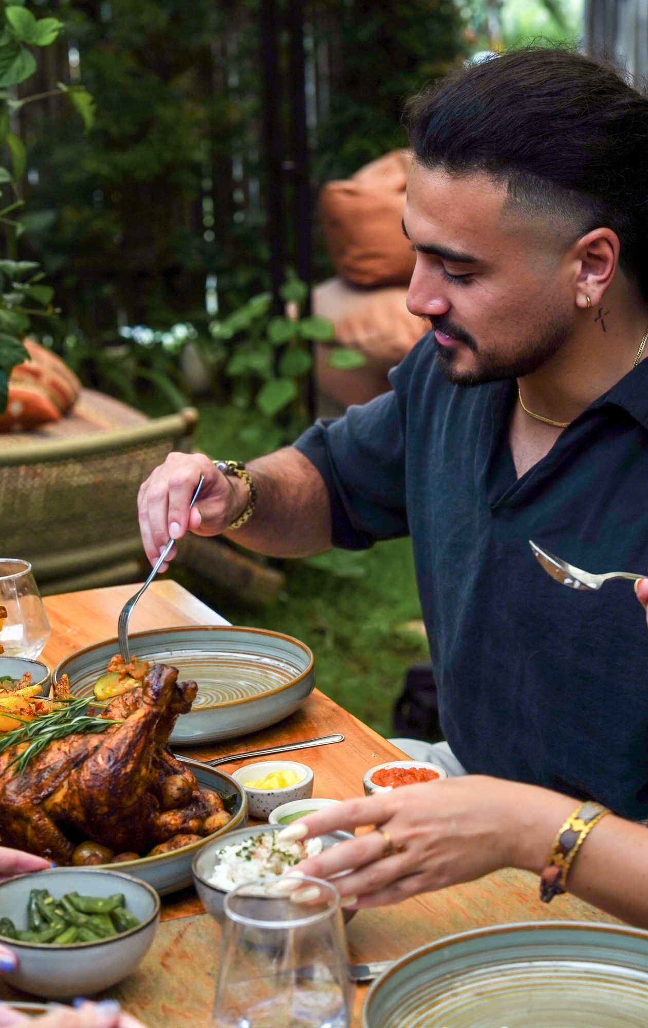 Rotisserie Bali guest dining garden Bali Sunrise Agency